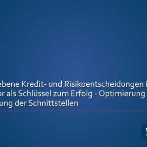 datengetriebene Risikoentscheidungen