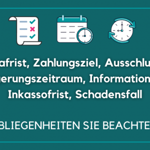 Warenkreditversicherung Obliegenheiten